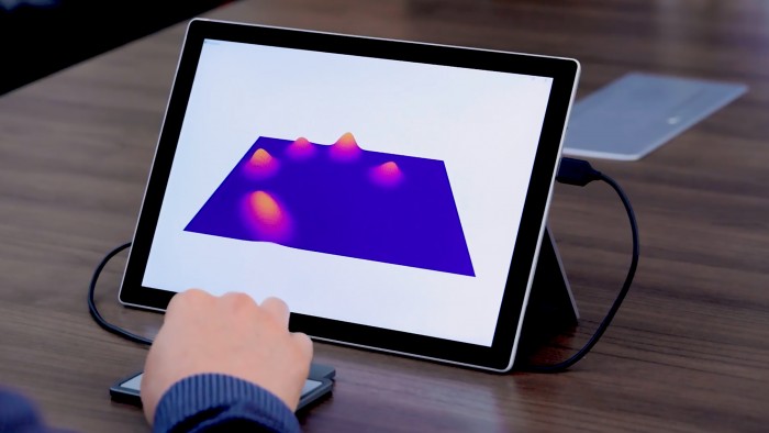 Das Haptic Touchpad von Sensel erkennt unterschiedliche Druckstufen. (Bild: Sensel)